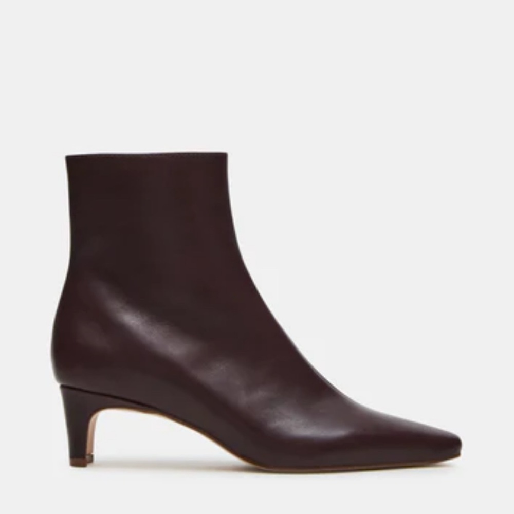 Elvi Dark Burgundy Ankle Boots